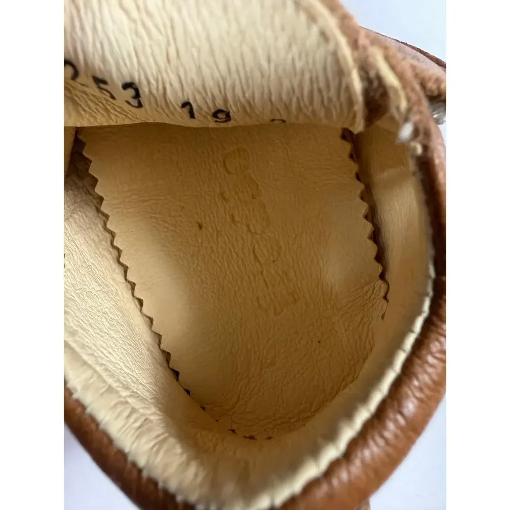 Froddo Prewalkers Leather First Walker Shoes Cognac EU 19 / US 4 toddler